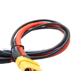 XT60 母头连接器至环形端子电源线，12AWG/10AWG/8AWG 硅胶线束，适用于遥控、太阳能、逆变器应用 - Product Image 3