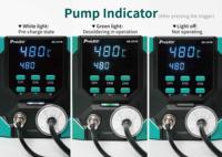 Station de dessoudage LCD SS-331N(H) avec fonction d'aspiration pour retirer la soudure, même sur une carte double face, 90W/480 ℃   en Asie