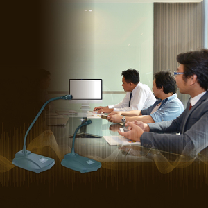 Micrófono profesional cardioide de escritorio con cable para presentaciones y discursos claros NPDK370 - Product Image 1