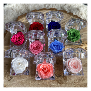 Échantillon gratuit de roses éternelles personnalisées, <span class=keywords><strong>fleurs</strong></span> conservées faites à la main, <span class=keywords><strong>bouquet</strong></span> infini immortel pour toujours stabilisé pour la fête des mères - Product Image 3