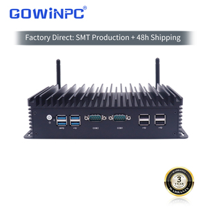 Gowinpc Industrial Mini PC J6412 Intel Core Fanless <b>Computer</b> 2LAN 6COM Port RS232/485 <b>Windows</b> <b>10</b> Pro Soft Router i7-8550u 4k - Product Image 3
