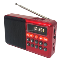 YSF-005BT YSF-006BT Lecteur MP3 portable mini USB avec carte TF, haut-parleur Bluetooth, écran LCD numérique, radio FM