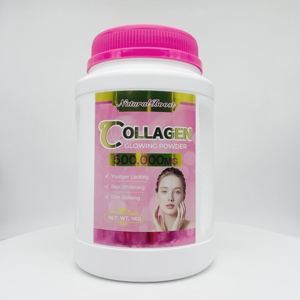 NaturalBoost 500000mg Polvere di Peptidi di <span class=keywords><strong>Collagene</strong></span> ad Alta Concentrazione per Sbiancamento della Pelle, Anti-Invecchiamento, Supporto per la Luminosità, <span class=keywords><strong>Integratore</strong></span> di Bellezza - Product Image 3