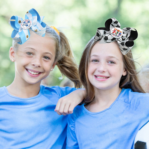 Coppa del mondo di 2026 fiocco per capelli da <span class=keywords><strong>calcio</strong></span> con distintivo per ragazze Sport <span class=keywords><strong>calcio</strong></span> paesi a tema archi per gli appassionati - Product Image 2