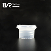 28/410 bouchon de bouteille en plastique bouchon supérieur à rabat bouchon de champignon en plastique pour bouteille cosmétique