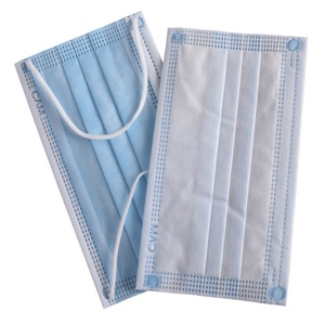 Spot Three-layer <b>Cloth</b> <b>Material</b> Disposable Masks Dust-proof Breathable Outdoor Use Unisex Pack Fifty Pieces Civilian Protective - Product Image 1