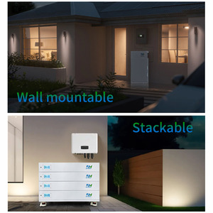 แบตเตอรี่แบบเรียงซ้อนได้ JM 51.2V 15kwh ระบบกักเก็บพลังงานแสงอาทิตย์สำหรับบ้าน Powerwall แบตเตอรี่ลิเธียม 51.2V 300Ah 51.2V300Ah Wal - Product Image 3