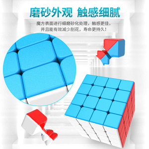 Cubo de <span class=keywords><strong>Rubik</strong></span> Meilong 3x3, Cubo Mágico Profesional Suave para Adolescentes de 8 a 13 Años, Unisex, Plástico ABS - Product Image 3