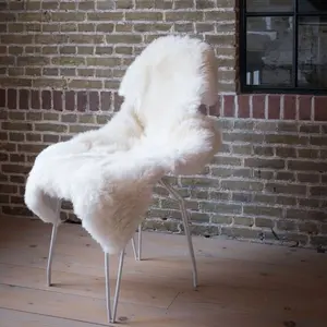 Merchandising promozionale VANBUREN in pelle di pecora bianca - Product Image 1