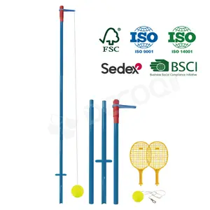 Supporto auto-allenamento palla retrattile per pratica illimitata Tennis Swing Ball Trainer Topspin strumento di pratica