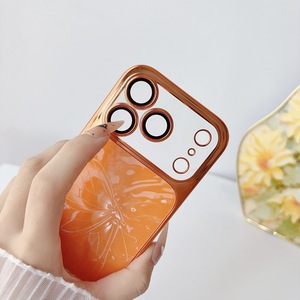 เคสโทรศัพท์มือถือเคลือบเงาหรูหรา ลายผีเสื้อ สำหรับ iPhone 17 16 15 14 Pro Max ป้องกันการกระแทก พร้อมกลิตเตอร์ - Product Image 2