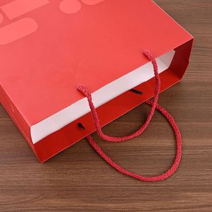 Wholesale Luxury Brand logo Gift Shopping Paper Bag With Logo for Clothing Custom Packaging Bag - Product Image 6
