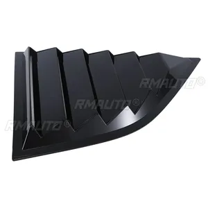 For Dodge Challenger 2008-2023 Car <b>Window</b> Shutter XE V4 Style Rear Side <b>Vent</b> Louver Cover Trim Auto Parts Carbon Fiber Paint - Product Image 4