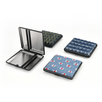 Boîte à cigarettes rectangulaire en jean et fer inoxydable PU, style vintage et classique, durable, pour hommes, vente en gros, 20 pièces, OEM/ODM