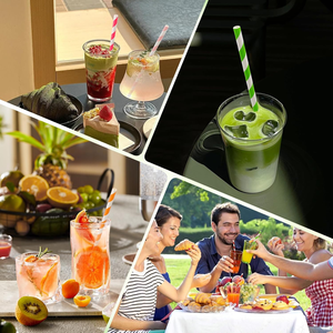 Nuevo Diseño de Pajitas de Papel Biodegradables Desechables para <span class=keywords><strong>Batidos</strong></span>, Smoothies y Bebidas Boba - Product Image 3