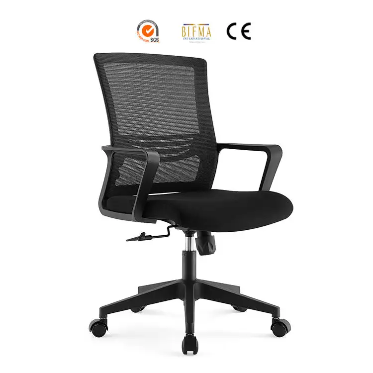 Silla de oficina de malla de carreras negra de lujo, silla giratoria reclinable cómoda de jefe, silla de oficina ergonómica de cuero ejecutivo