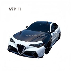 Kit Carrozzeria in Fibra di Carbonio per Aggiornamento <span class=keywords><strong>Alfa</strong></span> <span class=keywords><strong>Romeo</strong></span> Giulia a <span class=keywords><strong>Paraurti</strong></span> e Parafango Larghi Stile GTAm - Product Image 5