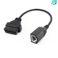 Cable de conversión de 3 pines y 5 pines a OBD2 de 16 pines para Escáner de coche Honda, adaptador OBD OBDII, Conector de 3 pines y 5 pines a 16 Pines, cable de arnés