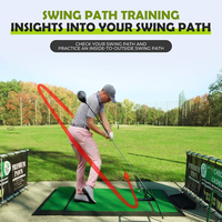 Support de bâton d'alignement de golf, base d'entraînement au swing, aide à l'alignement, plaque d'entraînement multi-angles, portable, logo personnalisé, vente en gros OEM