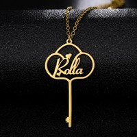 Collier personnalisé avec nom et papillon bohème pour femme, pendentif en acier inoxydable, bijou personnalisé pour animal de compagnie, cadeau pour amie