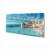 Sannan gros rétro-éclairé boîte à lumière fond en aluminium LED dynamique boîte à lumière affiche cadre clignotant boîte à lumière