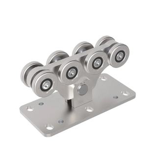 Cantilever gate <span class=keywords><strong>carriage</strong></span> <span class=keywords><strong>roller</strong></span> met 8 wielen voor 70x60 94x85 136x142 profiel - Product Image 1