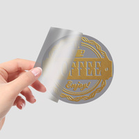 Étiquettes de transfert UV personnalisables pour l'impression UV, emballage cadeau imperméable et autocollants pour bougies pour des designs personnalisés