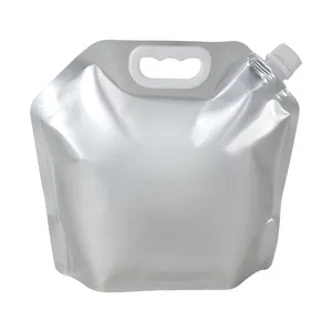 대만 브랜드 휴대용 접는 포장 음료 물 액체 스탠드 업 주둥이 파우치 포장