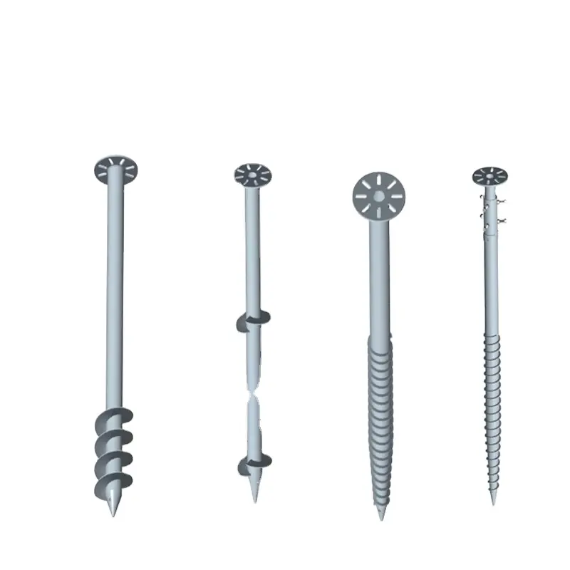Koop Deze Versterkende Stalen Grondschroef Stapel U-Vormige Flens Aanpasbaar 60-3000Mm Spike Zonne-Fotovolcaische Ondersteuning
