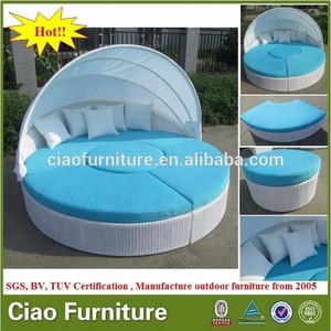 <span class=keywords><strong>Lit</strong></span> <span class=keywords><strong>de</strong></span> <span class=keywords><strong>Jardin</strong></span> Modulaire en Rotin Convertible, <span class=keywords><strong>Lit</strong></span> <span class=keywords><strong>Rond</strong></span> d'Extérieur avec Auvent, Plusieurs Options <span class=keywords><strong>de</strong></span> Couleurs et Taille Personnalisée pour <span class=keywords><strong>Jardin</strong></span> et Patio - Product Image 6
