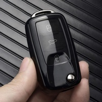 Housse de clé de voiture pour VW Volkswagen Polo Tiguan Passat B5 B6 B7 Golf 4 5 6 MK6 Jetta Lavida Skoda Octavia Seat
