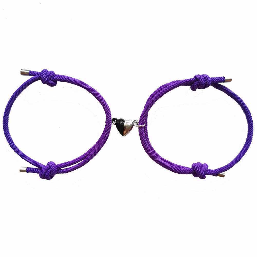 Magnetic Couple Bracelets Symbolize Friendship Love