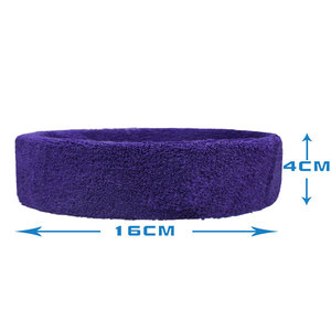 Diadema DE <span class=keywords><strong>TENIS</strong></span> antideslizante que regula el calor, resistente a los olores, absorbe el sudor, algodón de rizo, diadema para niños, banda para el sudor con logotipo - Product Image 5