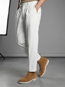 Mocassini Classici da <span class=keywords><strong>Uomo</strong></span> in Vera Pelle Scamosciata di Alta Qualità, <span class=keywords><strong>Stivali</strong></span> Casual a Caviglia per Tutte le Stagioni - Product Image 2