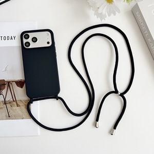 Custodia Morbida Integrale in Silicone Liquido Coreano Ins con Cordino per iPhone 17 Pro <span class=keywords><strong>Max</strong></span> 15/16 - Product Image 6