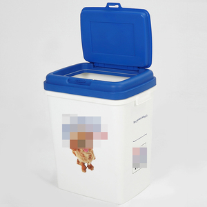Promoción Contenedor de almacenamiento de alimentos para mascotas de tapa hermética de plástico - Product Image 6