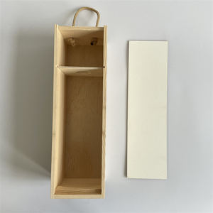 Chai Gỗ Đơn Hộp Rượu Trang Trí Bằng Gỗ Có Nắp Đậy Tuyệt Vời Cho Bộ Phụ Kiện Rượu Vang - Product Image 3