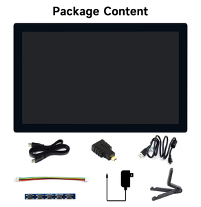 Écran QLED Quantum Dot Waveshare Raspberry Pi 9 pouces 1280*720 avec panneau en verre trempé, interface large gamme de couleurs K824 - Product Image 1