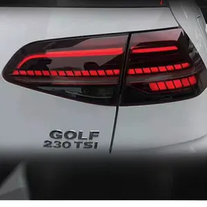 เหมาะสําหรับชุดไฟท้าย Volkswagen Golf 7 สูง 7 ติดตั้งเพิ่มเติม 7.5rline ไฟเลี้ยวไหล LED ไฟท้ายด้านหลัง