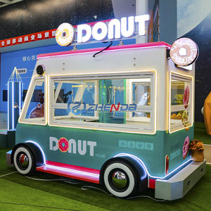 Carretto Mobile per Gelato, Hot Dog e Dessert, Camion RV per Gelati e Caffè, Rimorchio Alimentare in Container con Friggitrice - Product Image 5