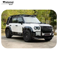 Kit de carrosserie Jetour T2 Traveller Upgrade Defender Style, kit de conversion complet, kit carrosserie large, pare-chocs, ailes, calandre, capot, embout d'échappement