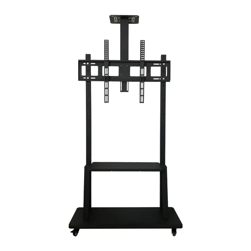 Fijn Verwerkte Tv Bevestigingsbeugels Voor 50 ''Tot 80'' Inch Led Tv Stand Mount Mobiele Tv-Kar