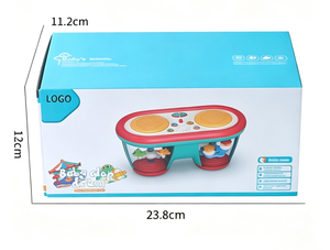 Wholesale Musical Hand Clap <b>Drum</b> Toy Color Change Night Light <b>Drum</b> Projector Rotating Musical Instrument Toy - Product Image 6