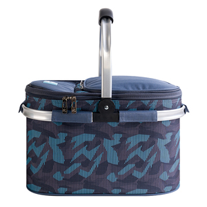 Cesto Frigo Portatile per 2 Persone, Ideale per Campeggio, Viaggi e Picnic Estivi, Set Completo Personalizzabile con Manico in Alluminio - Product Image 4