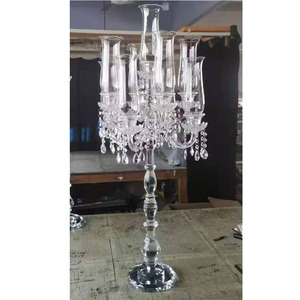 Candelabro in Cristallo a 5 Bracci per Matrimoni in Offerta Speciale, Centrotavola <span class=keywords><strong>Natalizio</strong></span>, <span class=keywords><strong>Candeliere</strong></span> all'Ingrosso - Product Image 1