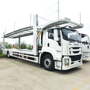 Remolque Portacoches <span class=keywords><strong>de</strong></span> Dos Niveles ISUZU 4x2, Camión <span class=keywords><strong>de</strong></span> Carga Económico, Camión <span class=keywords><strong>de</strong></span> Transporte <span class=keywords><strong>de</strong></span> Automóviles <span class=keywords><strong>de</strong></span> Plataforma Doble <span class=keywords><strong>de</strong></span> 5/6 Conjuntos - Product Image 1