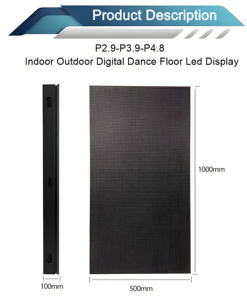 Schermo di visualizzazione a LED a colori interattivo P3.91 p4.81, utilizzato per la piattaforma di giochi di danza con display a LED a mattonelle - Product Image 6