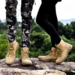Large Size Autumn and Winter New Couple <b>Boots</b> with Lace up Tall Men's <b>Boots</b> , Durable Hiking Shoes - Product Image 3