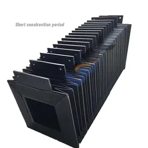 Fabric polyester flexible accordion bellows cover for laser cutting