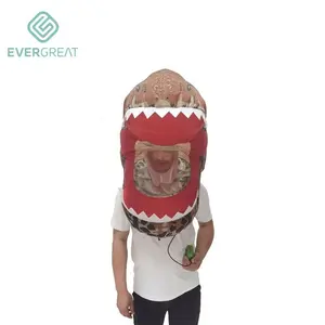 Костюм Годзиллы для взрослых, надувной костюм динозавра Ти-Рекс, Воздушная головка